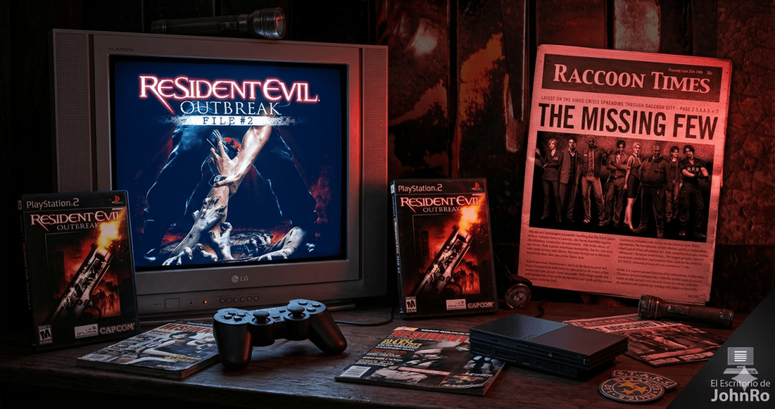 Análisis Retro de Resident Evil Outbreak y File #2 en PS2 - El Escritorio de JohnRo.
